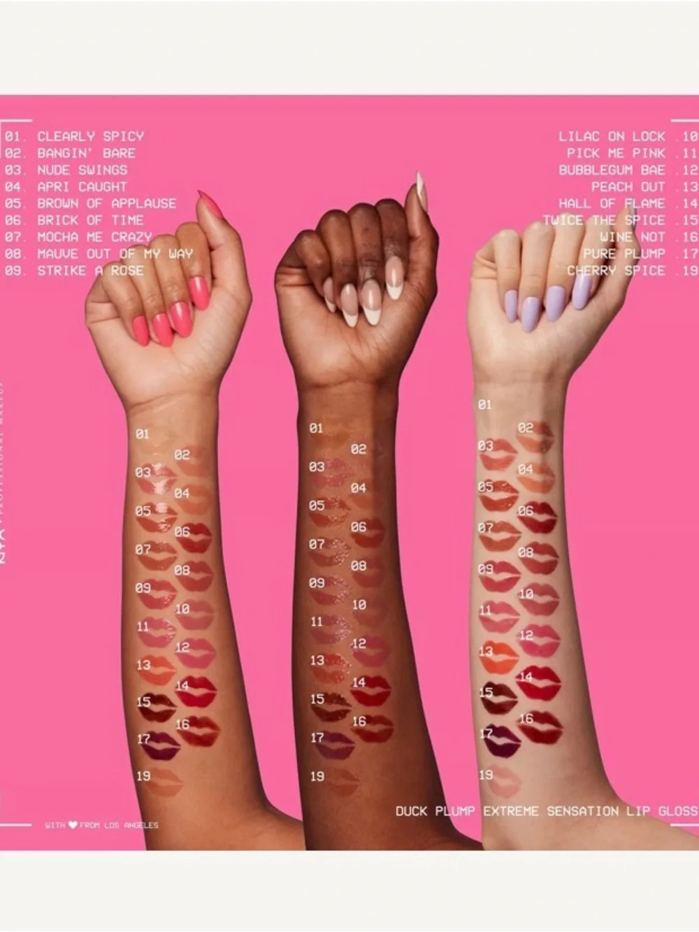 NYX Women Makeup Lip Plumping Gloss Set (414)
